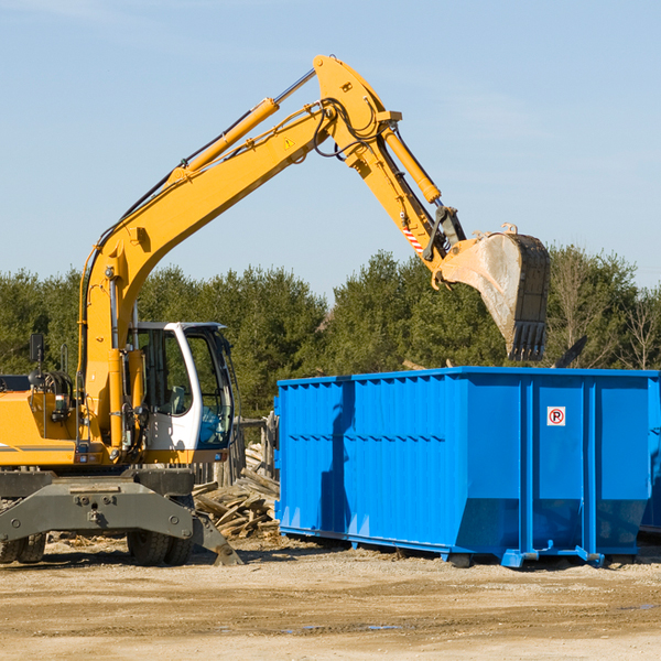 can i choose the location where the residential dumpster will be placed in Bowling Green Virginia